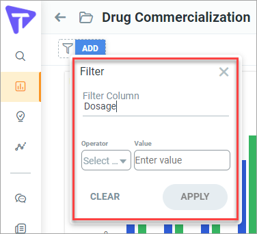 Filter panel